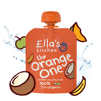 Ella's kitchen 艾拉厨房 彩虹系列 有机果泥 英版 3段 苹果芒果香蕉椰汁味 90g