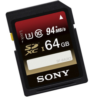 SONY 索尼 SF-64UX2 Micro-SD存储卡  64GB（UHS-1、V30、U3、C10）