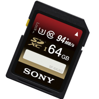 SONY 索尼 SF-64UX2 Micro-SD存储卡  64GB（UHS-1、V30、U3、C10）