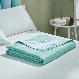 luolai罗莱家纺沁凉水洗蚕丝夏被竹青220250cm