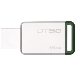 Kingston 金士顿 DataTraveler系列 DT50  USB 3.1 U盘 绿色 16GB USB-A