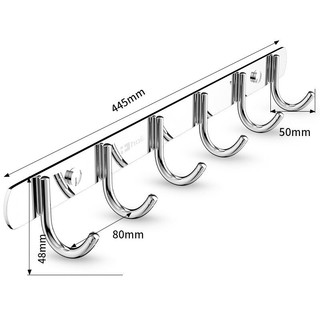 HaiLi 海立卫浴 30601-6 不锈钢挂衣钩 6钩