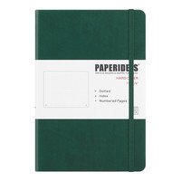 paperideas 方格内页 硬面 A5线装本圣诞绿 单本 PA5H0003