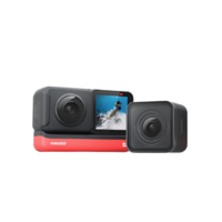 Insta360 影石 ONE R 全景版防抖运动相机 多镜头+32GBMicro SD卡+自拍杆+运动配件套装+原装电池 超级运动礼盒