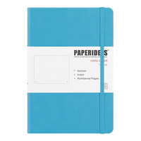 paperideas 方格内页 硬面 A5线装本天蓝 单本 PA5H0003