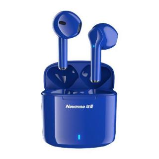newsmy纽曼twsx5半入耳式真无线动圈降噪蓝牙耳机蓝色