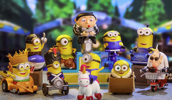 盲盒控popmart泡泡玛特小黄人坐骑系列盲盒