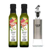 京东PLUS会员：特诺娜 初榨橄榄油 孕妇可用 250ml 双瓶