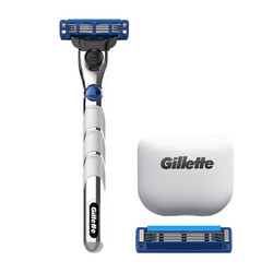 Gillette 吉列 锋速3突破 3层超薄刀片（1刀架2刀头+保护盒套装）