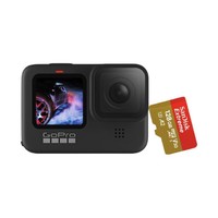 GoPro GoPro HERO9系列 HERO9 Black 运动相机 双屏+128GB内存卡