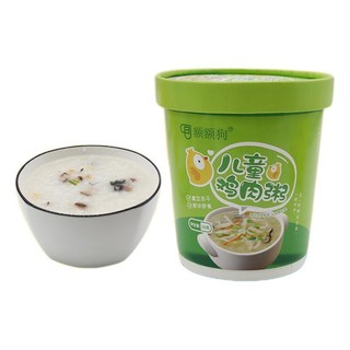 eeg 额额狗 婴幼儿鸡肉粥+鳕鱼粥 原味 25g*2罐