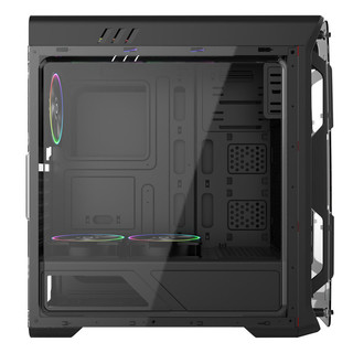 GAMEMAX 游戏帝国 虚空行者 RGB ATX机箱 全侧透 黑色