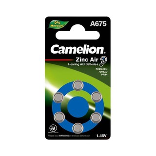 Camelion 飞狮 A675 纽扣电池 1.45V 6粒装