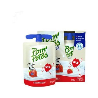 POM'POTES 法优乐 婴幼儿酸奶 法版 草莓味 85g*4袋