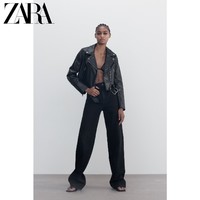 ZARA 夏季新款 TRF 女装 仿皮夹克外套 03427721800