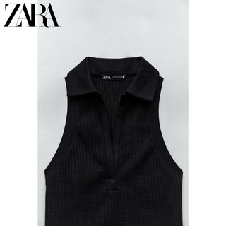 ZARA 新款 女装 罗纹 T 恤 00962630800