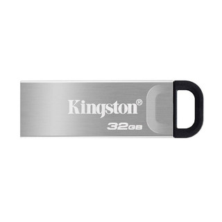 Kingston 金士顿 DataTraveler系列 DTKN USB 3.2 U盘 银色 64GB USB +Type-C转接头