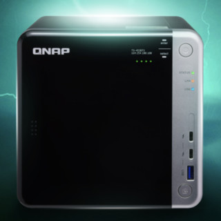QNAP 威联通 TS-453BT 4盘位NAS（赛扬J3455、8GB）