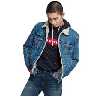 Levi's 李维斯 男士连帽卫衣 56808-0018 藏青色 M