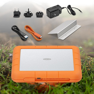 LACIE 莱斯 Rugged STHT8000800 Type-C 便携式移动硬盘 银色 8TB USB3.1