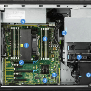 HP 惠普 Z4 G4 工作站 黑色（至强W2223、P1000 4G、16GB、1TB HDD)