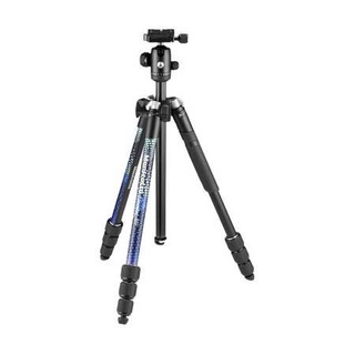 Manfrotto 曼富图 MKELMII4BL-BH 反折铝合金三脚架 蓝色