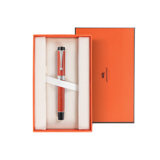 Jinhao 金豪 钢笔 世纪100 橘红色 0.5mm 礼盒装