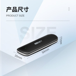 上赞 随身wifi 免插卡无限流量三网通用无线USB上网卡 USB 黑白款(插电即用)