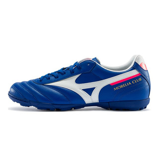 Mizuno 美津浓 Morelia 2 Club As 男子足球鞋 P1GD201625 蓝色/白色/荧光红 42