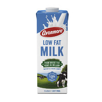 avonmore 爱尔兰进口牛奶 艾恩摩尔（AVONMORE）低脂牛奶 进口草饲 1L*6 整箱装