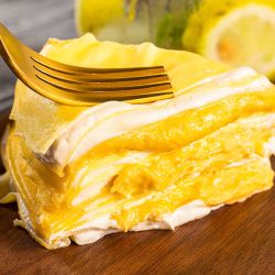 京东plus会员网红生日爆浆榴莲6寸三层爆浆榴莲千层400g2件