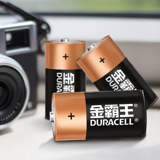 DURACELL 金霸王 LR20 1号碱性电池 1.5V 2粒装