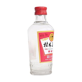 GUILIN SANHUA 桂林三花 三星 玻璃瓶 52%vol 米香型白酒 75ml*6瓶 整箱装