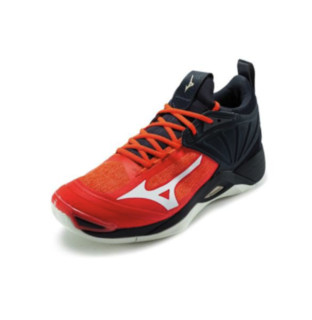 Mizuno 美津浓 Wave Momentum 2 中性排球鞋 V1GA211263 红色/黑色 41