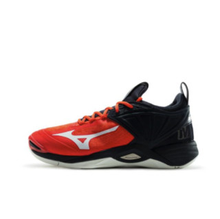 Mizuno 美津浓 Wave Momentum 2 中性排球鞋 V1GA211263 红色/黑色 42