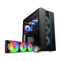 影驰 GALAX 超新星台式DIY RGB EATX/ATX/MATX/ITX机箱 全侧透 黑色+魔影360R 一体式水冷散热器