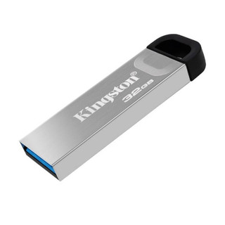 Kingston 金士顿 DataTraveler系列 DTKN USB 3.2 闪存U盘 银色 32GB USB +苹果转接头