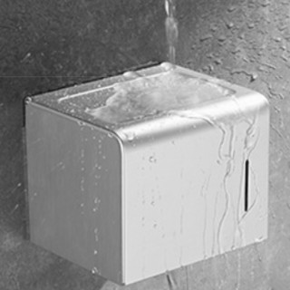 HEGII 恒洁 HMP912-07 太空铝厕纸架 亮银色