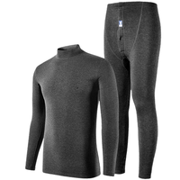 PLAYBOY 花花公子 男士秋衣秋裤 D8789 深麻灰 XL