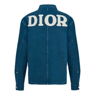 Dior 迪奥 男士长袖衬衫 013D488C239X_C571 深蓝色 XL