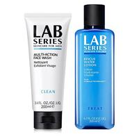 LAB SERIES 朗仕 肌础护肤系列男士护肤套装 (多功能洁面乳200ml+保湿修护爽肤水200ml)