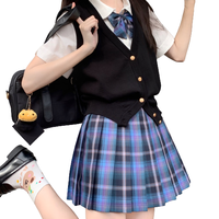 SHIOHOSHI 盐焗小星 芬布尔 JK制服 女士格裙 电竞色 42cm S