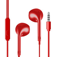Newmine 纽曼 LK06 半入耳式有线耳机 红色 3.5mm