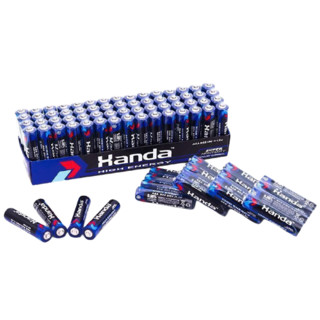 Handa 汉达 5号碳性电池 7号碳性电池 1200-3350mAh 1.5V 4粒混装