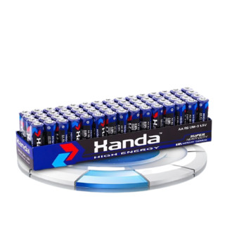 Handa 汉达 5号碳性电池 7号碳性电池 1200-3350mAh 1.5V 4粒混装