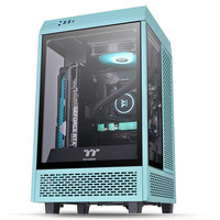 Thermaltake 曜越 The Tower系列 The Tower 100 MINI-ITX机箱 全侧透 松石绿