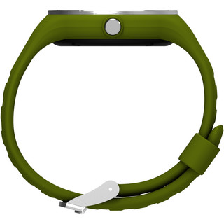 Ezon 宜准 S1A06 智能手表 军绿色表壳 军绿色橡胶表带（运动计步、防水、闹钟）