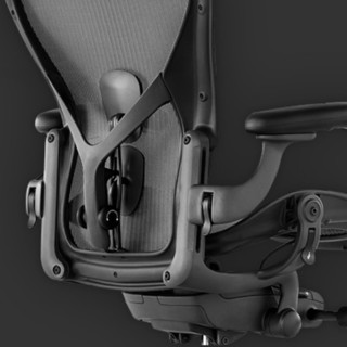 HermanMiller 赫曼米勒 Aeron系列 人体工学电脑椅 石墨色 大号