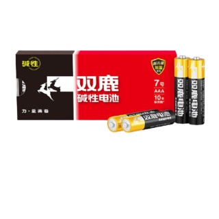 sonluk 双鹿 LR03-10B 7号碱性电池 1.5V 1800mAh 10粒装