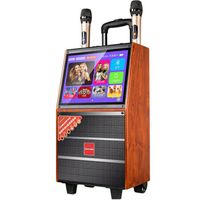 OLOEY hXDMyyMe 带屏智能音箱 棕红色+双话筒